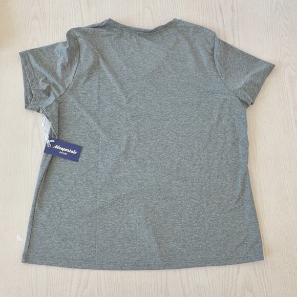 Aeropostale Grey Workout Shirt NWT - Picture 3 of 3